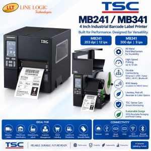 TSC MB241 / MB341 – 4 Inch Industrial Barcode Label Printer